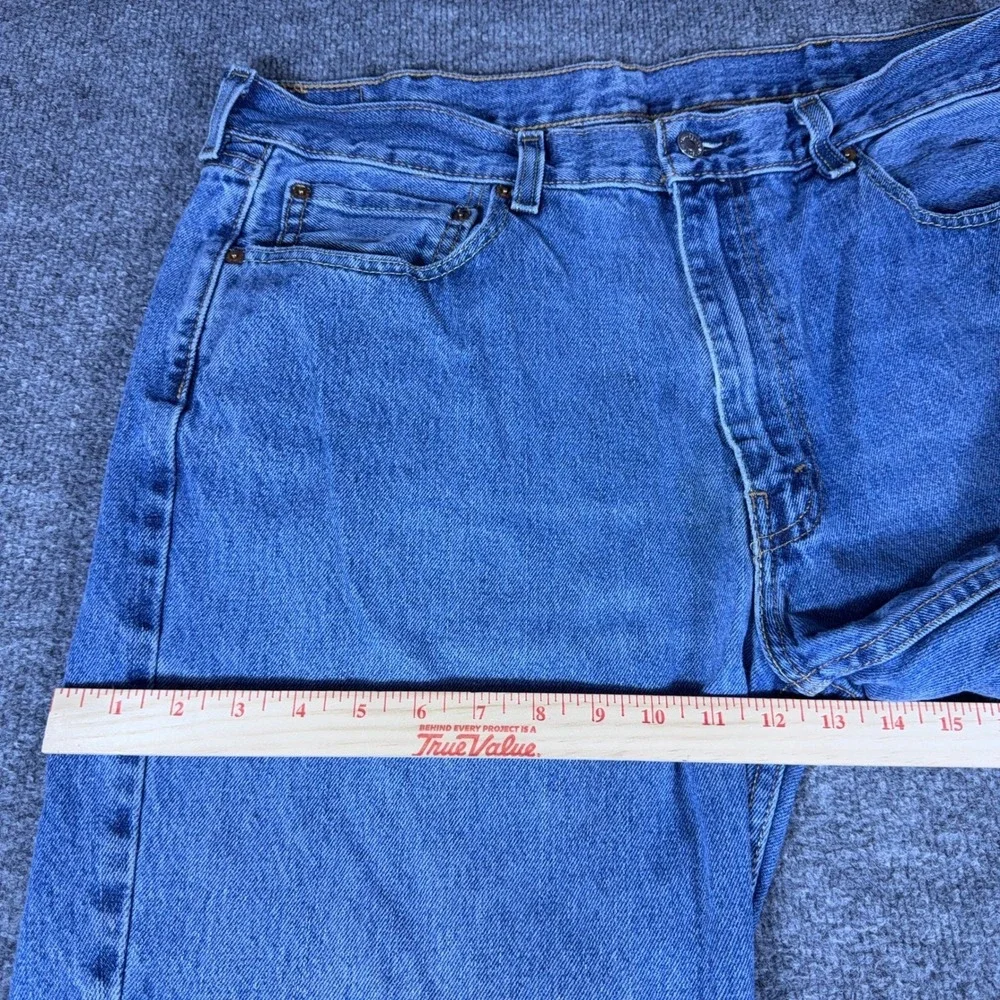 Levis 550 Relaxed Fit Tapered Leg Jeans Mens 38x30 Blue Denim Medium Wash